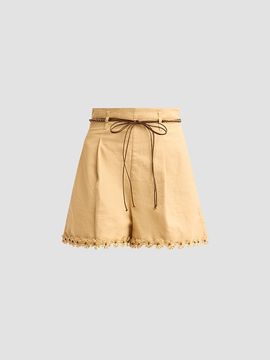 Zimmermann Women's Mahon Flower Trim Shorts