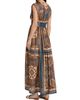 Zimmermann Women's Mahon Printed Silk Waisted Maxi Dress - 5