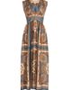 Zimmermann Women's Mahon Printed Silk Waisted Maxi Dress - 8