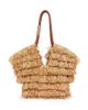 Zimmermann Women's Medium Goldentime Fringed Raffia Tote Bag - 1