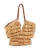Zimmermann Women's Medium Goldentime Fringed Raffia Tote Bag - 3