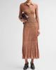 Zimmermann Women's Mouline Rib-Knit Polo Midi Dress - 2