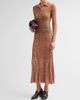 Zimmermann Women's Mouline Rib-Knit Polo Midi Dress - 4