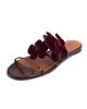 Zimmermann Women's Orchid 30MM Floral Leather Slides - 2