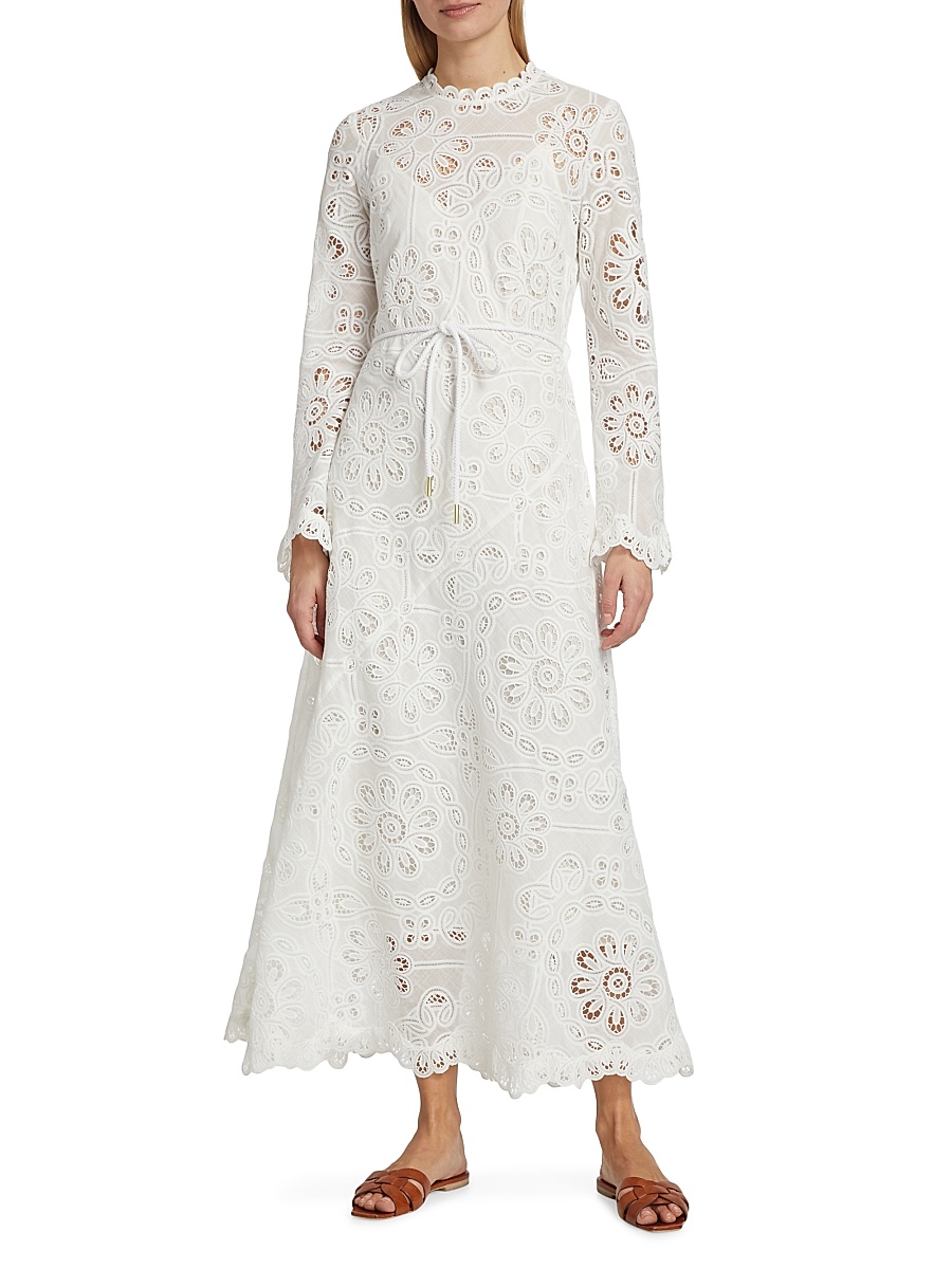 chinese dress ladies Green Paisley Ottie Plunge Midi Dress main image 1