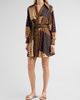 Zimmermann Women's Patchwork Tuck Mini Dress - 2