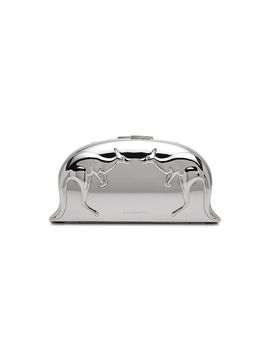 Zimmermann Women's Rapture Kangaroo-Motif Metallic Clutch