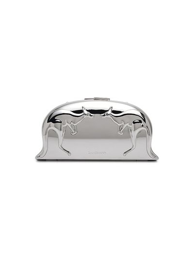 Zimmermann Women's Rapture Kangaroo-Motif Metallic Clutch