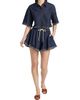 Zimmermann Women's Rhiannon Fringe Denim Shirt - 2