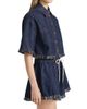 Zimmermann Women's Rhiannon Fringe Denim Shirt - 4