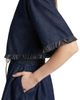 Zimmermann Women's Rhiannon Fringe Denim Shirt - 6