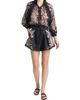 Zimmermann Women's Rhiannon Printed Linen Tuck Shorts - 2