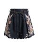 Zimmermann Women's Rhiannon Printed Linen Tuck Shorts - 8