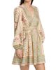 Zimmermann Women's Roselight Plunge Linen Minidress - 4