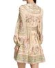 Zimmermann Women's Roselight Plunge Linen Minidress - 5