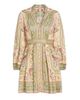 Zimmermann Women's Roselight Plunge Linen Minidress - 8