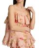 Zimmermann Women's Roselight Printed Silk Cami Top - 6