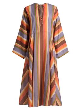 Zimmermann Women's Solstice Cotton Tunic Maxi Dress