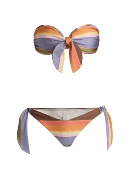 Zimmermann Women's Solstice Scarf-Tie Bikini