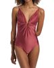 Zimmermann Women's Solstice Tuck Plunge One-Piece Swimsuit - 3