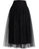 Zimmermann Women's Tulle Dot Midi-Skirt - 8