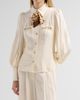 Zimmermann Women's Utility Printed Tieneck Blouse - 4