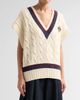 Zimmermann Women's Valiant Cable Knit Wool Vest - 4