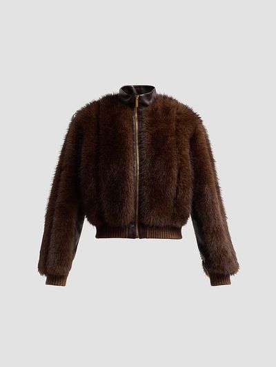 Zimmermann Women's Valiant Faux Fur Jacket