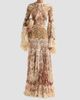 Zimmermann Women's Valiant Floral Silk Patchwork Gown - 2