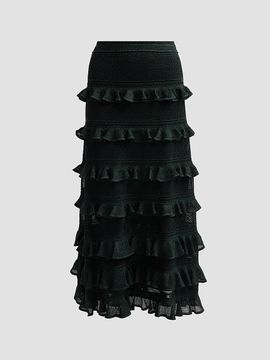 Zimmermann Women's Valiant Frill Midi Skirt