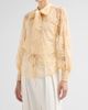 Zimmermann Women's Valiant Lace Pussy Bow Blouse - 4