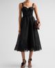 Zimmermann Women's Valiant Linen-Silk Lace-Trim Midi Dress - 2