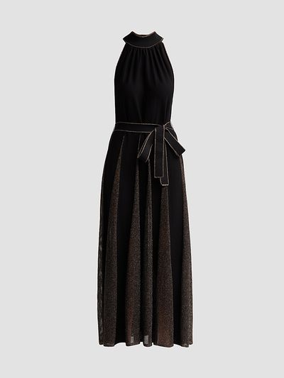 Zimmermann Women's Valiant Metallic Halter Dress