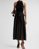 Zimmermann Women's Valiant Metallic Halter Dress - 2