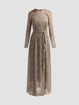 Zimmermann Women's Valiant Paisley Belted Maxi Dress