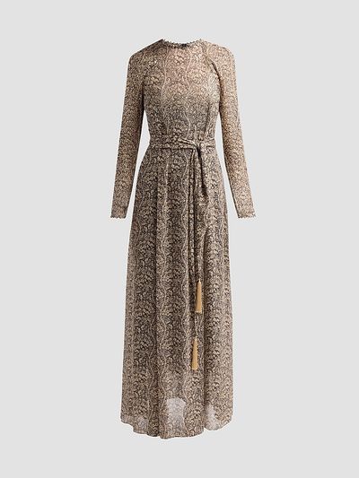 Zimmermann Women's Valiant Paisley Belted Maxi Dress