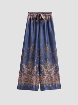 Zimmermann Women's Valiant Paisley Silk Track Pants