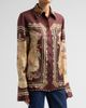 Zimmermann Women's Valiant Silk Twill Shirt - 4
