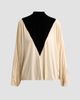 Zimmermann Women's Valiant Velvet & Jersey Batwing Top - 1