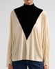 Zimmermann Women's Valiant Velvet & Jersey Batwing Top - 5