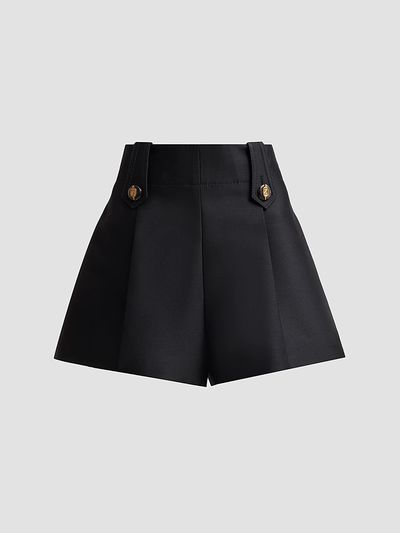 Zimmermann Women's Valiant Wool-Silk Tailored Shorts