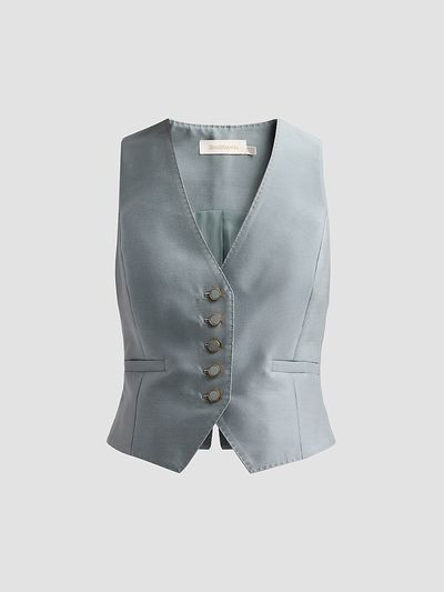 Zimmermann Women's Valiant Wool-Silk Waistcoat