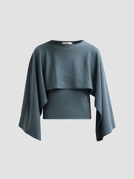 Zimmermann Women's Valiant Wool Draped Sweater