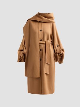 Zimmermann Women's Valiant Wool Scarf Coat