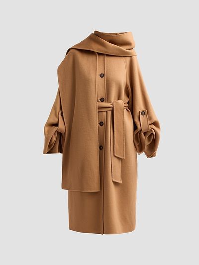Zimmermann Women's Valiant Wool Scarf Coat
