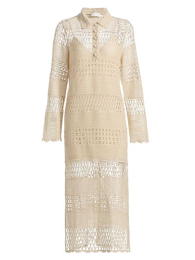 Zimmermann Women's Wanderlust Sun Crochet Maxi Dress