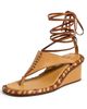 Zimmermann Zimmermann Alchemy Wedge Sandals Ochre - 1