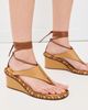 Zimmermann Zimmermann Alchemy Wedge Sandals Ochre - 4