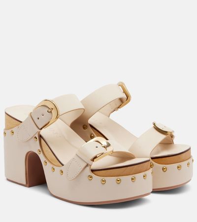 Zimmermann Zimmermann Alight studded leather platform sandals