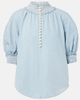 Zimmermann Zimmermann Ascension balloon-sleeve denim blouse - 1